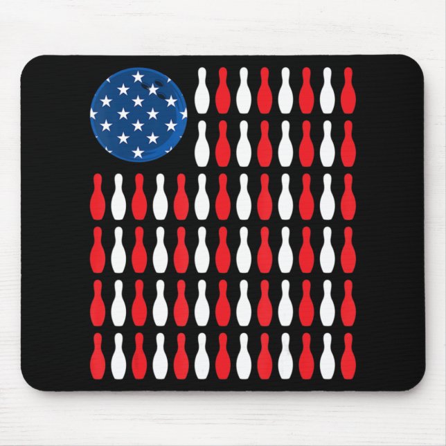 Amerikanska Flagga - Patriotic Bowlareare & Bowlin Musmatta (Framsidan)