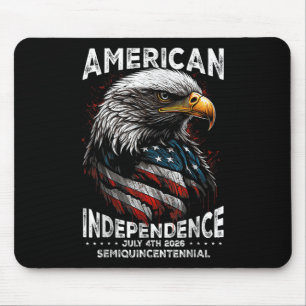 Amerikanska Flagga Patriotic Eagle USA, 250:e året Musmatta