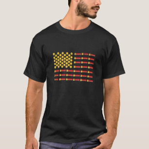 Amerikanska Flagga Pistol-Snäckor 1 T Shirt