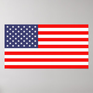 Amerikanska flagga poster