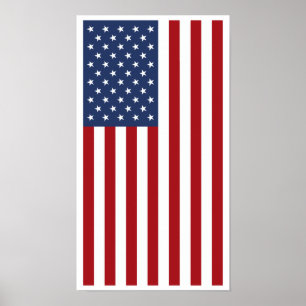 Amerikanska Flagga Poster