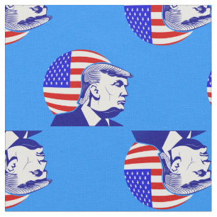 Amerikanska flagga president Donald Trump Tyg