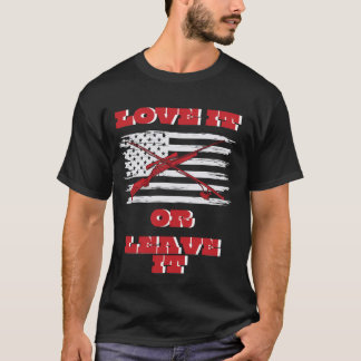 Amerikanska flagga pride för jakt utomhus t shirt