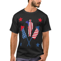 Amerikanska Flagga Rockets Military Patriotic Unis