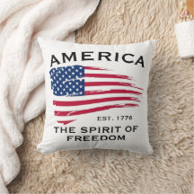 Amerikanska Flagga Rött vitt blått Rand Stars Möns