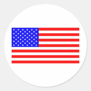 AMERIKANSKA FLAGGA RUNT KLISTERMÄRKE