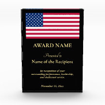 Amerikanska Flagga Service Promotion Recognition