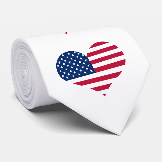 Amerikanska flagga slips (Rullad)