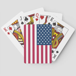 Amerikanska Flagga spelkort