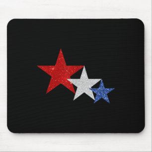 Amerikanska Flagga Stars 4:e juli Tee - minnesdage Musmatta