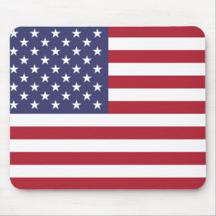 Amerikanska Flagga Stars och stripes Musmatta