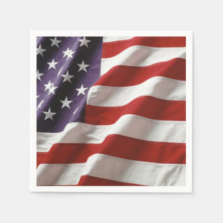 Amerikanska Flagga - Stars och stripes Pappersservett