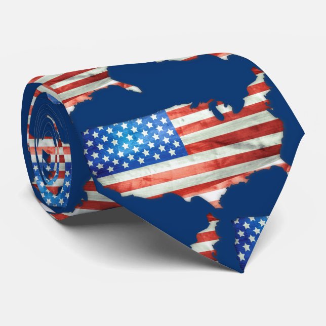 Amerikanska Flagga Stars och stripes Patriotic Slips (Rullad)