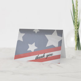 Amerikanska Flagga Stars och stripes Tack Kort
