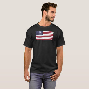 Amerikanska Flagga, stora storlekare USA T Shirt