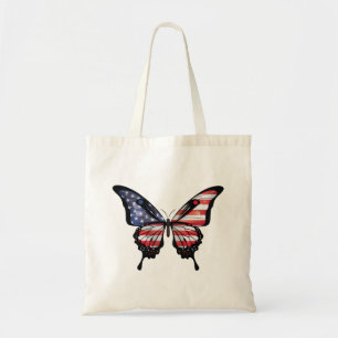 Amerikanska Flagga Swallowtail Butterfly Tygkasse
