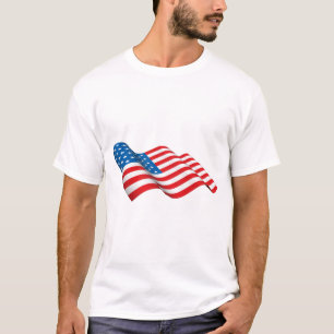 Amerikanska Flagga T Shirt