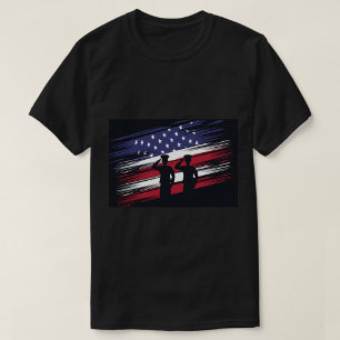 Amerikanska Flagga T Shirt