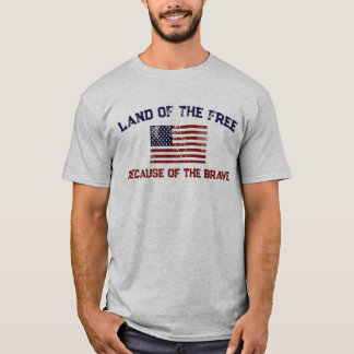 Amerikanska Flagga T Shirt