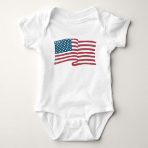 Amerikanska flagga t shirt