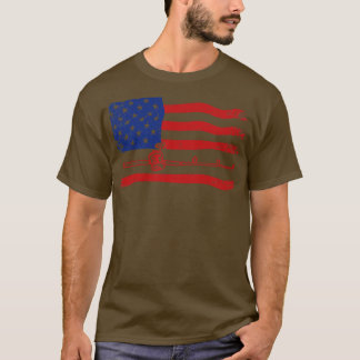 Amerikanska Flagga T Shirt
