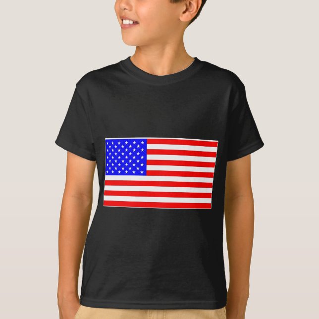 AMERIKANSKA FLAGGA TEE SHIRT (Framsida)