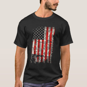 Amerikanska Flagga trohet T Shirt