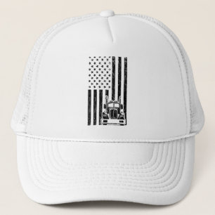 AMERIKANSKA FLAGGA Trucker Big Rig Lastbil Lastbil Keps