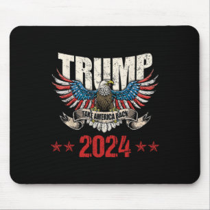 Amerikanska Flagga Trump 2024 Manar Kvinnor Musmatta