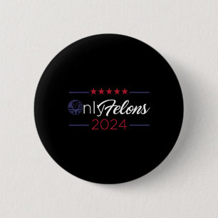 Amerikanska Flagga Trump President Quote 2024 Knapp