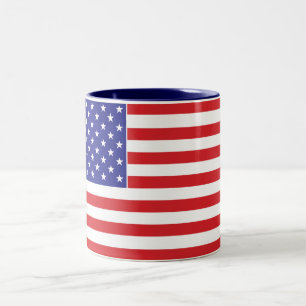 Amerikanska Flagga Två-Tonad Mugg