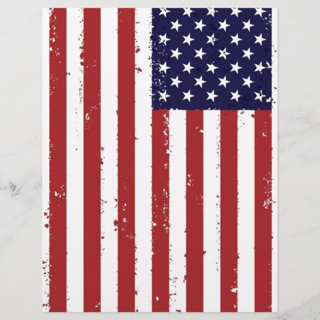 Amerikanska Flagga, USA (Framsida)