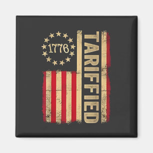 Amerikanska Flagga USA 1776 amerikanska Tarrifs Magnet