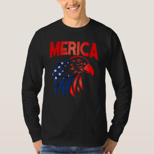 Amerikanska Flagga USA 4:e juli Shirt Patriotic Ea T