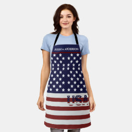 Amerikanska Flagga USA Mönster