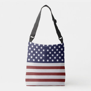 Amerikanska Flagga USA Mönster Axelväska