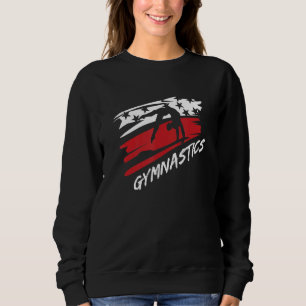 Amerikanska Flagga USA Patriotic Gymnastics Gymnas T Shirt