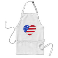 Amerikanska Flagga USA Patriotic juli 4:e Heart Kä