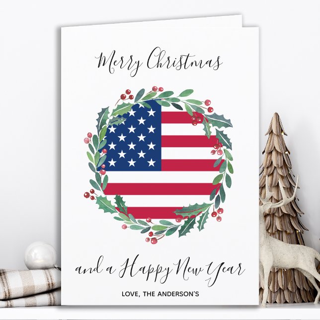 Amerikanska Flagga USA Patriotic Juli Helgkort (Skapare uppladdad)