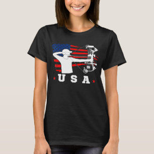 Amerikanska Flagga USA Patriotic Sports American F T Shirt