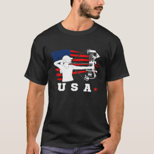 Amerikanska Flagga USA Patriotic Sports American F T Shirt