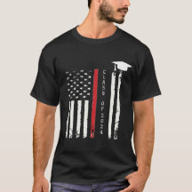 Amerikanska flagga USA student senie T-Shirt
