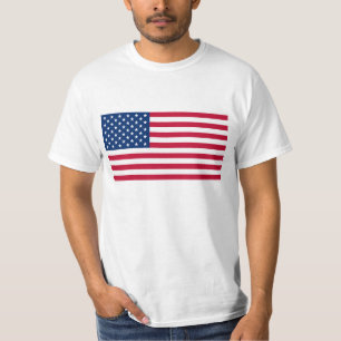 Amerikanska Flagga USA T Shirt