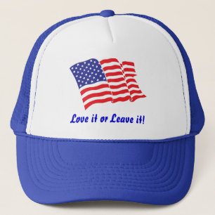 Amerikanska-Flagga/USA Truckerkeps