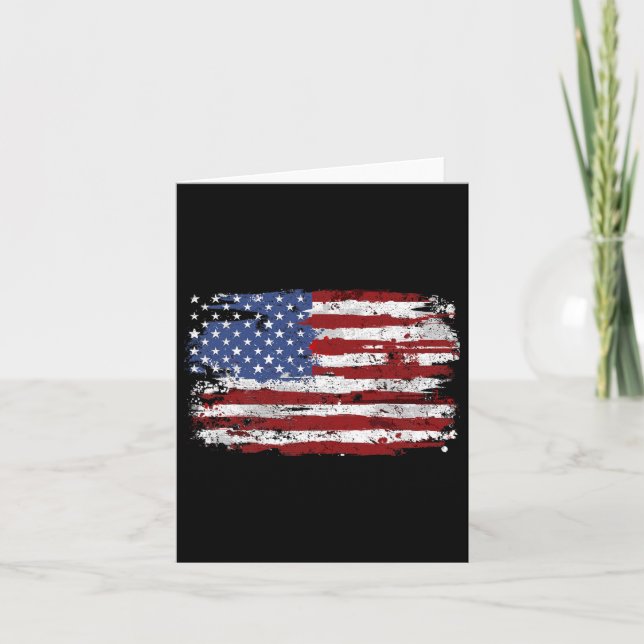 Amerikanska Flagga USA, USA, 4:e Kort (Framsida)
