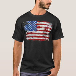Amerikanska Flagga USA USA 4:e T Shirt