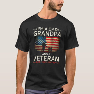 Amerikanska Flagga Veterans Dag... Jag är en farfa T Shirt