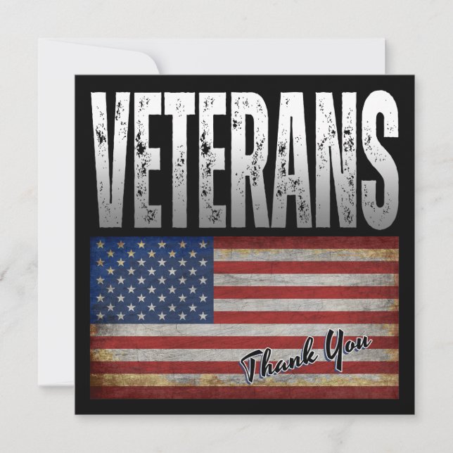 AMERIKANSKA FLAGGA VETERANS TACK 4 JULI (Framsida)