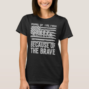 Amerikanska Flagga veteranska För manar kvinnor He T Shirt