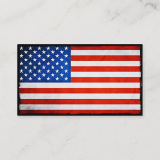 Amerikanska Flagga Visitkort